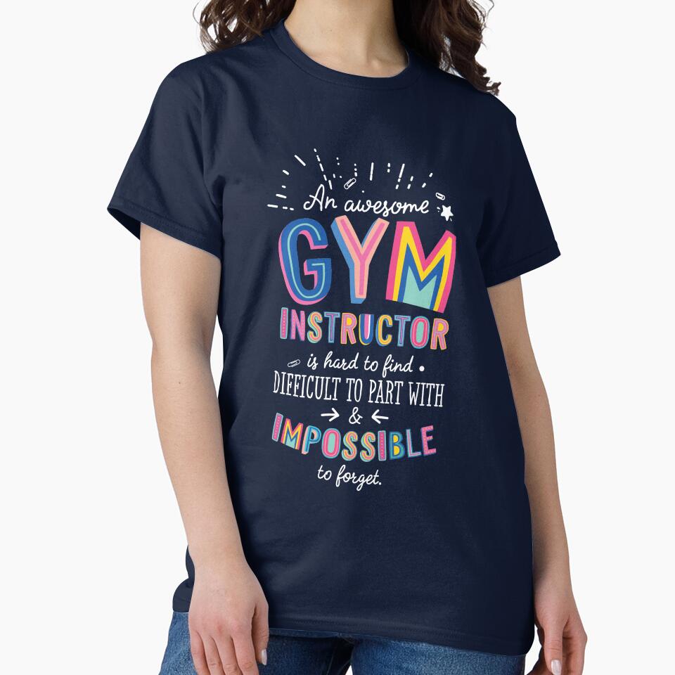 An awesome Gym Instructor Gift Idea - Impossible to Forget Quote by betternotes