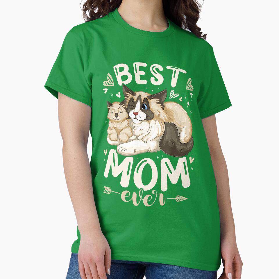 Best Cat Mom Ever – Cute Mother Cat and Kitten by NoeValdric