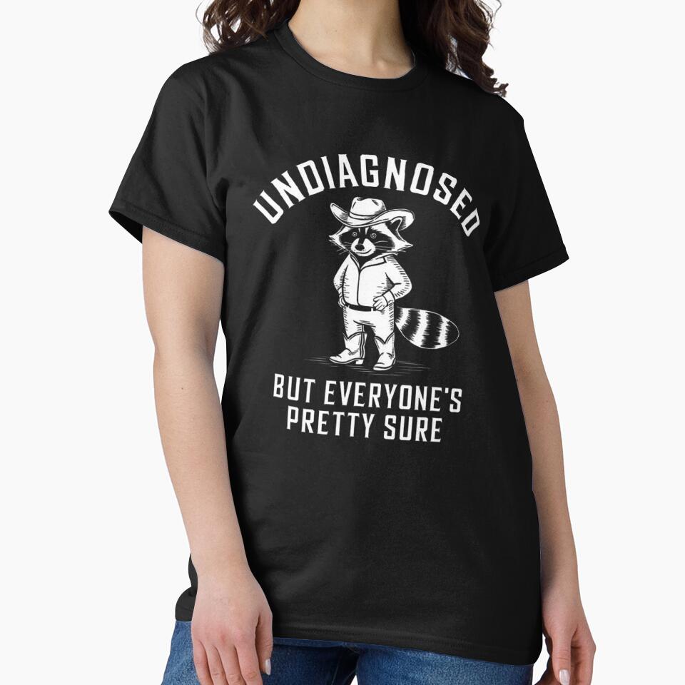 Funny Cowboy Raccoon - Undiagnosed Humor Design for Animal Lovers by love3617