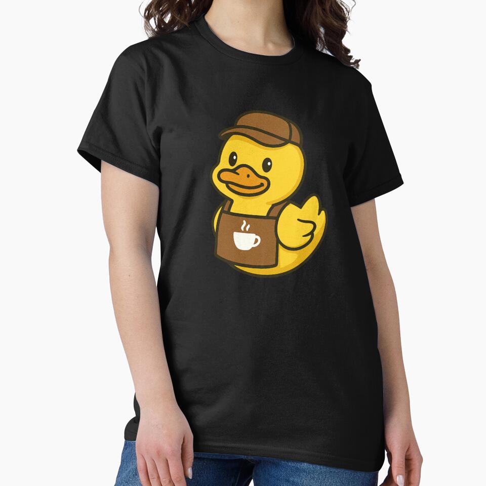 Funny Duck Coffee Barista Animal Lover Boys Girls Kids by rafaeltto