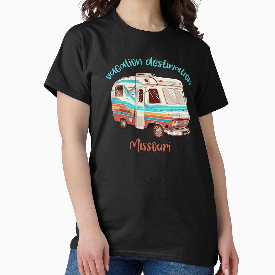 Vacation Destination Missouri T-Shirt by MarqisStudio