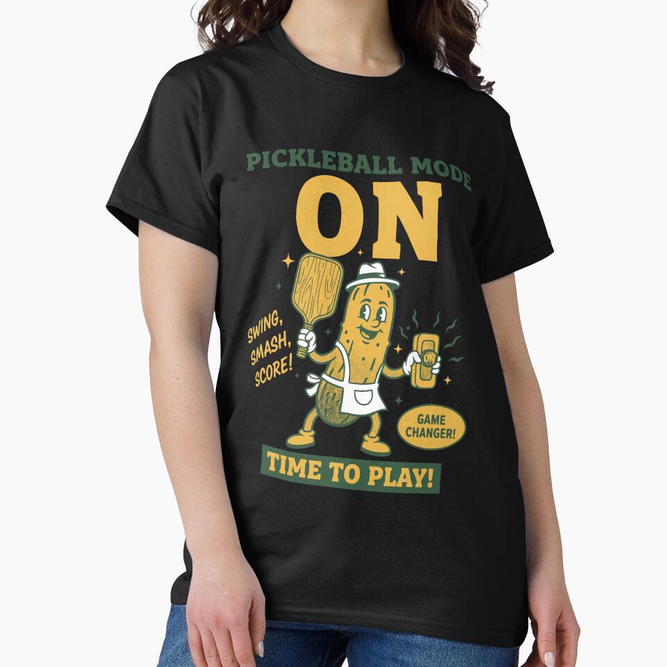 Pickleball Mode On Funny Pickleball Player Love by LuminOrb