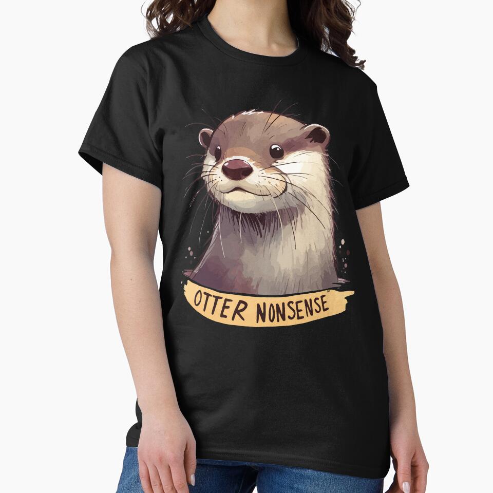 Funny Sketchy Otter Nonsense by TomFrontierArt