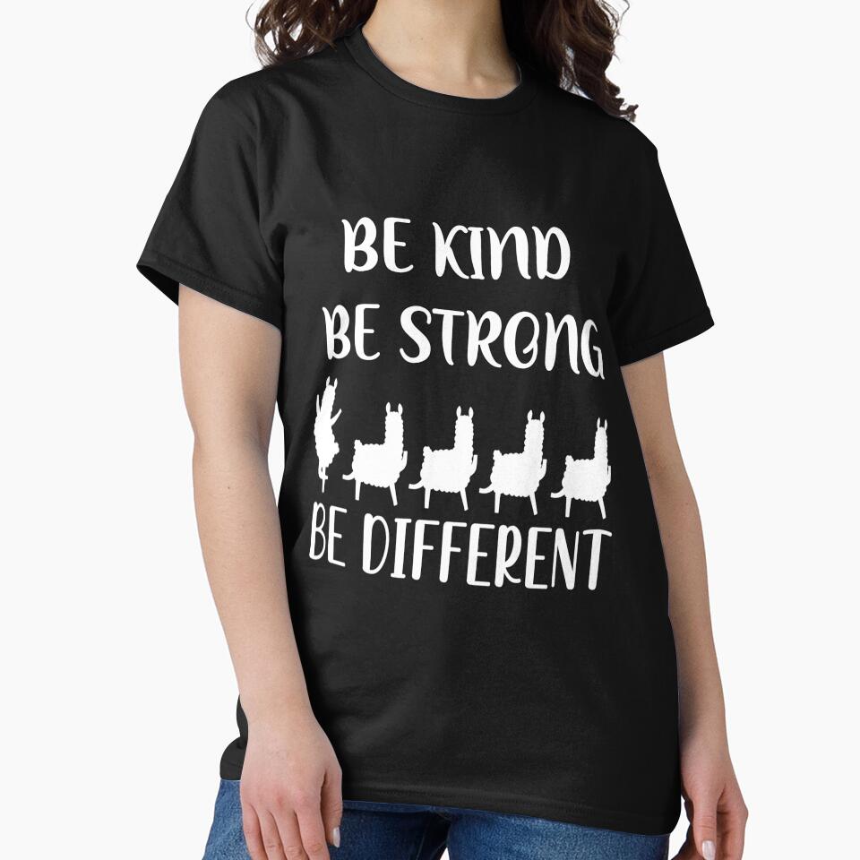 Be kind be strong be different by Designhub14
