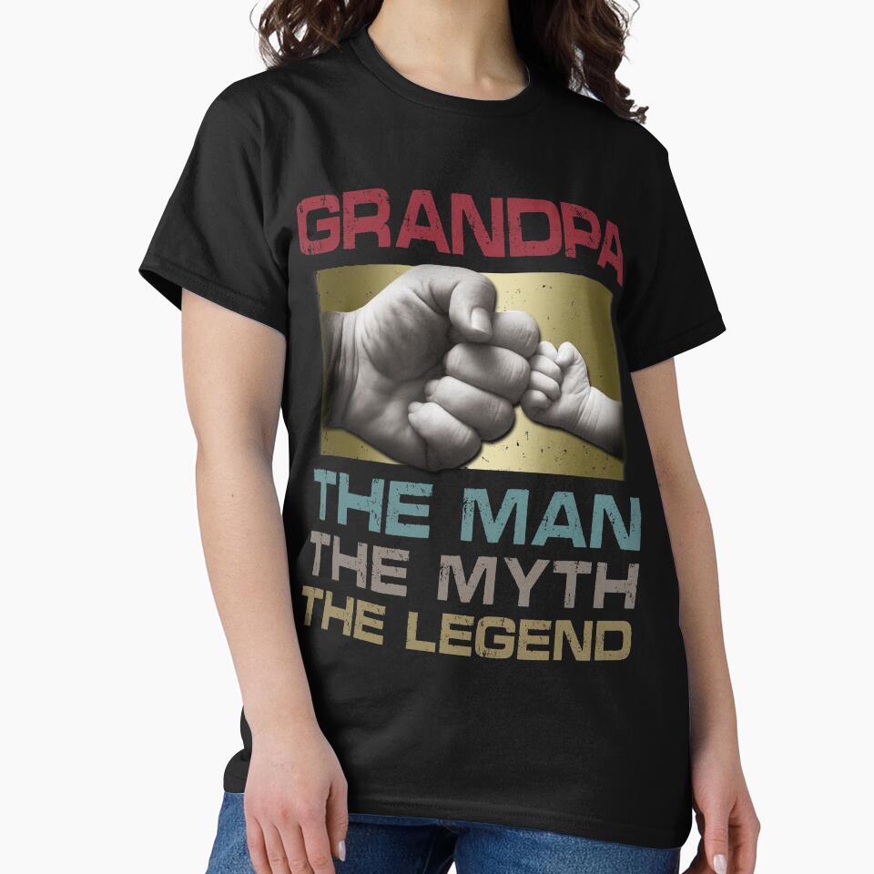 Grandpa The Man The Myth The Legend Matching Family by Andree Lee