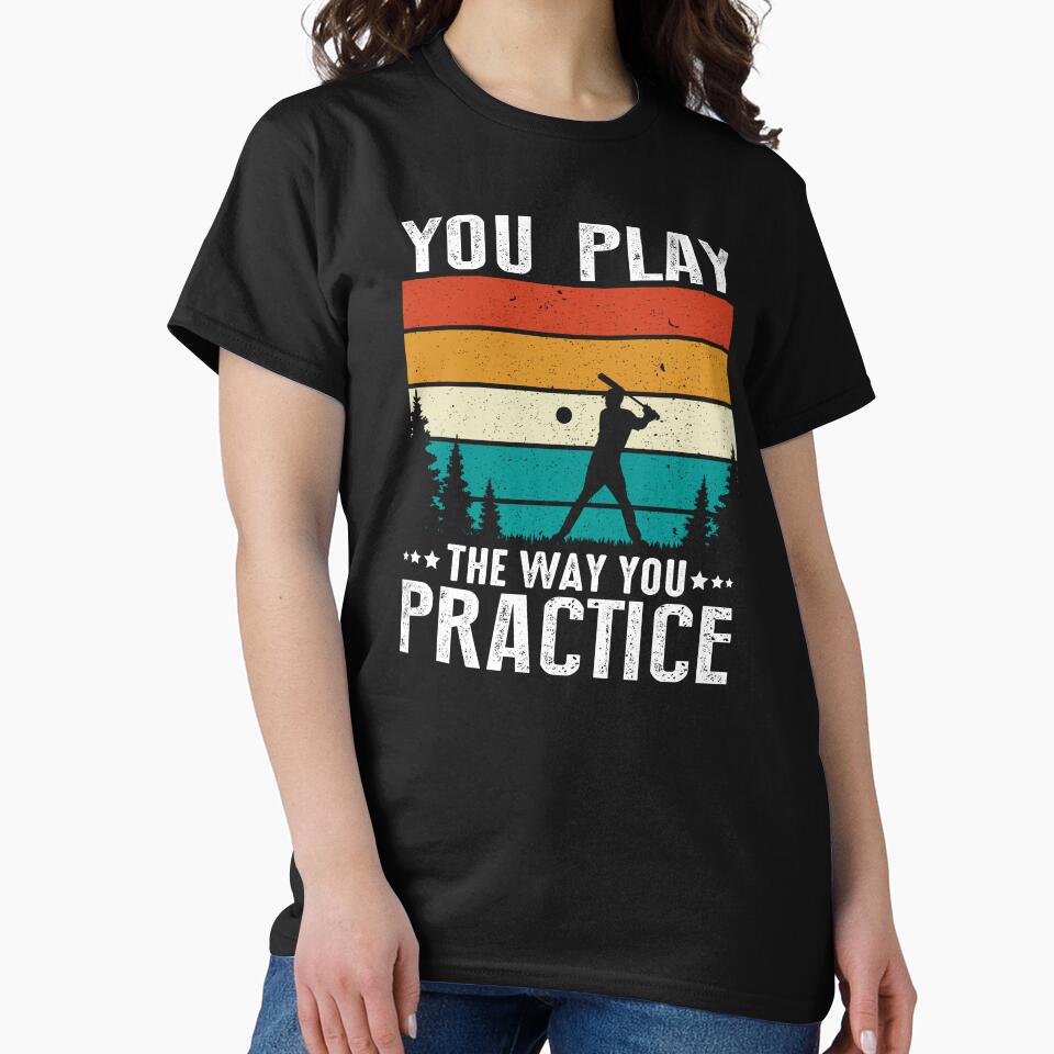 Baseball Practice Retro Baseball Sport Art by Back2Collage