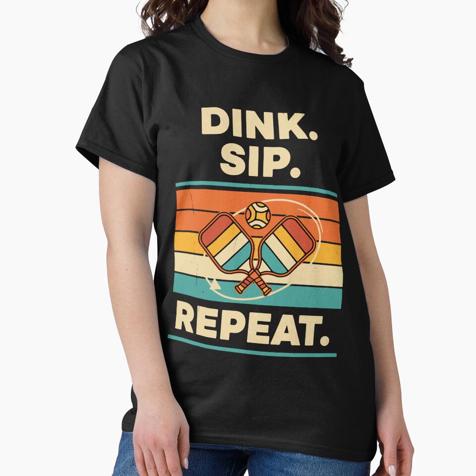 Pickleball Funny Player Love Pickleball Dink Sip by LuminOrb