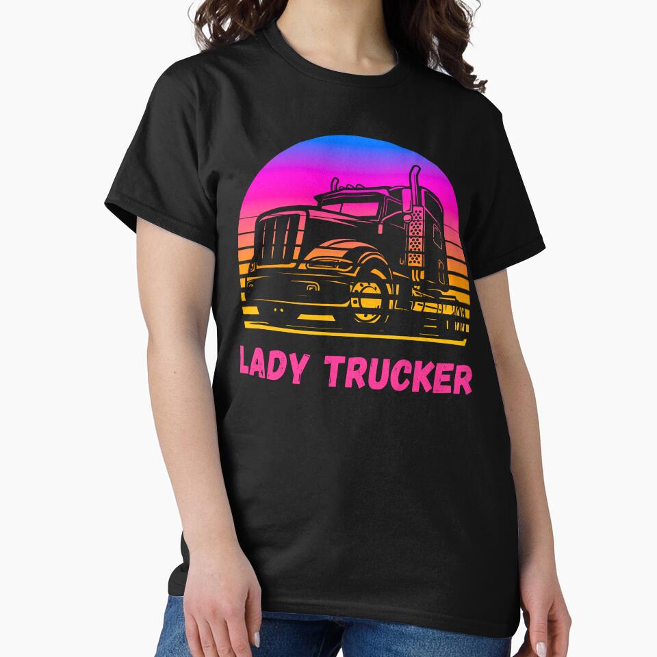 Lady trucker Trucker Lady trucker womens trucker women trucker by idealifeart
