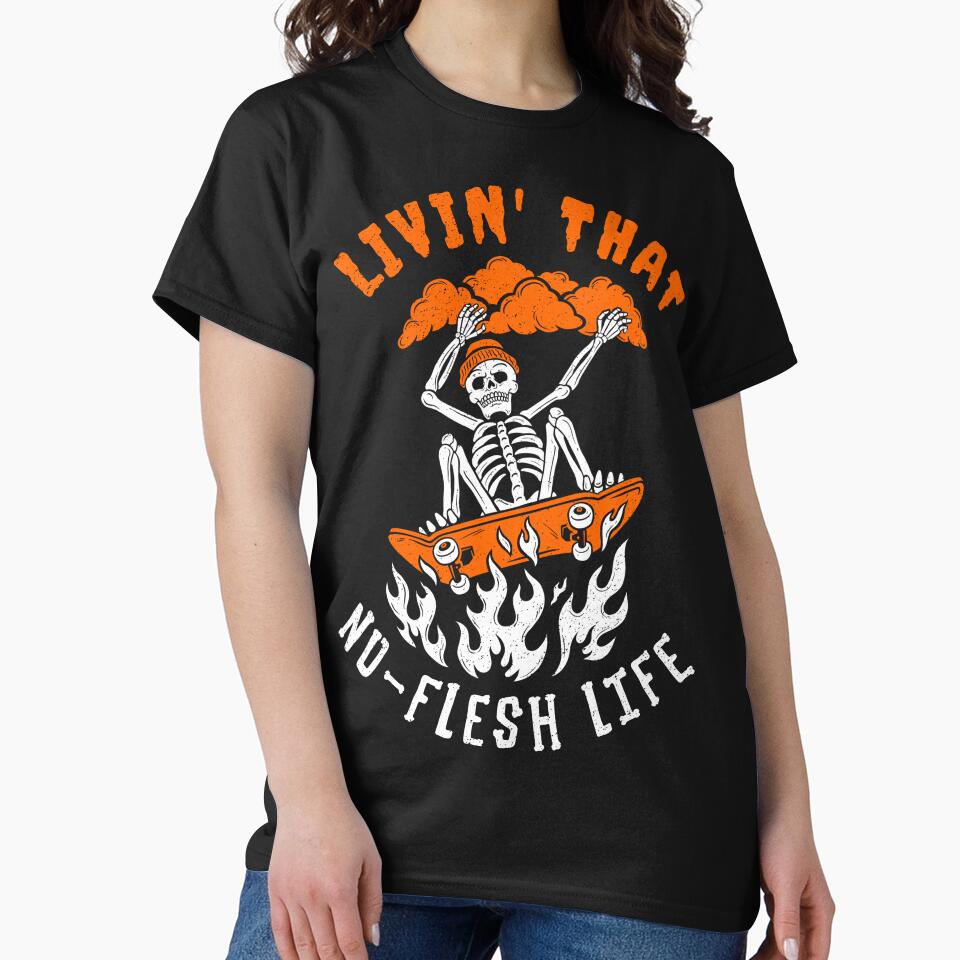 Livin' That No-Flesh Life by SuperstyleTees