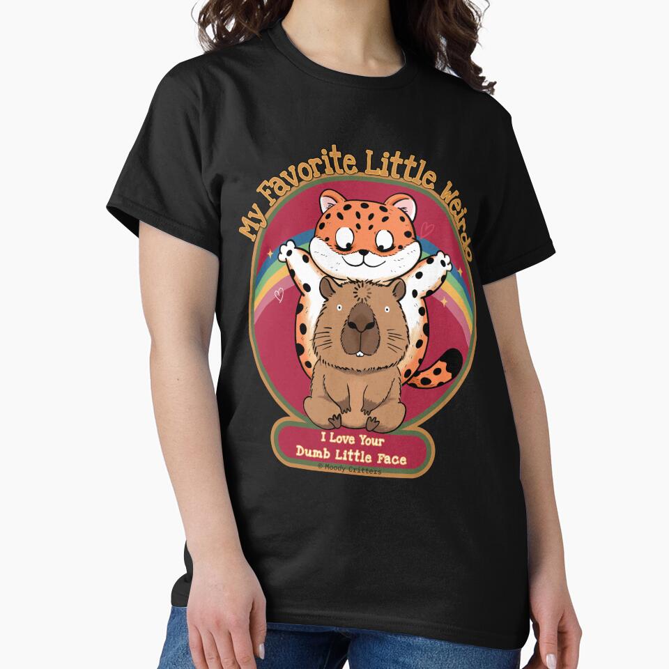 Cute Cheetah and Capybara Best Friends by Moody Critters