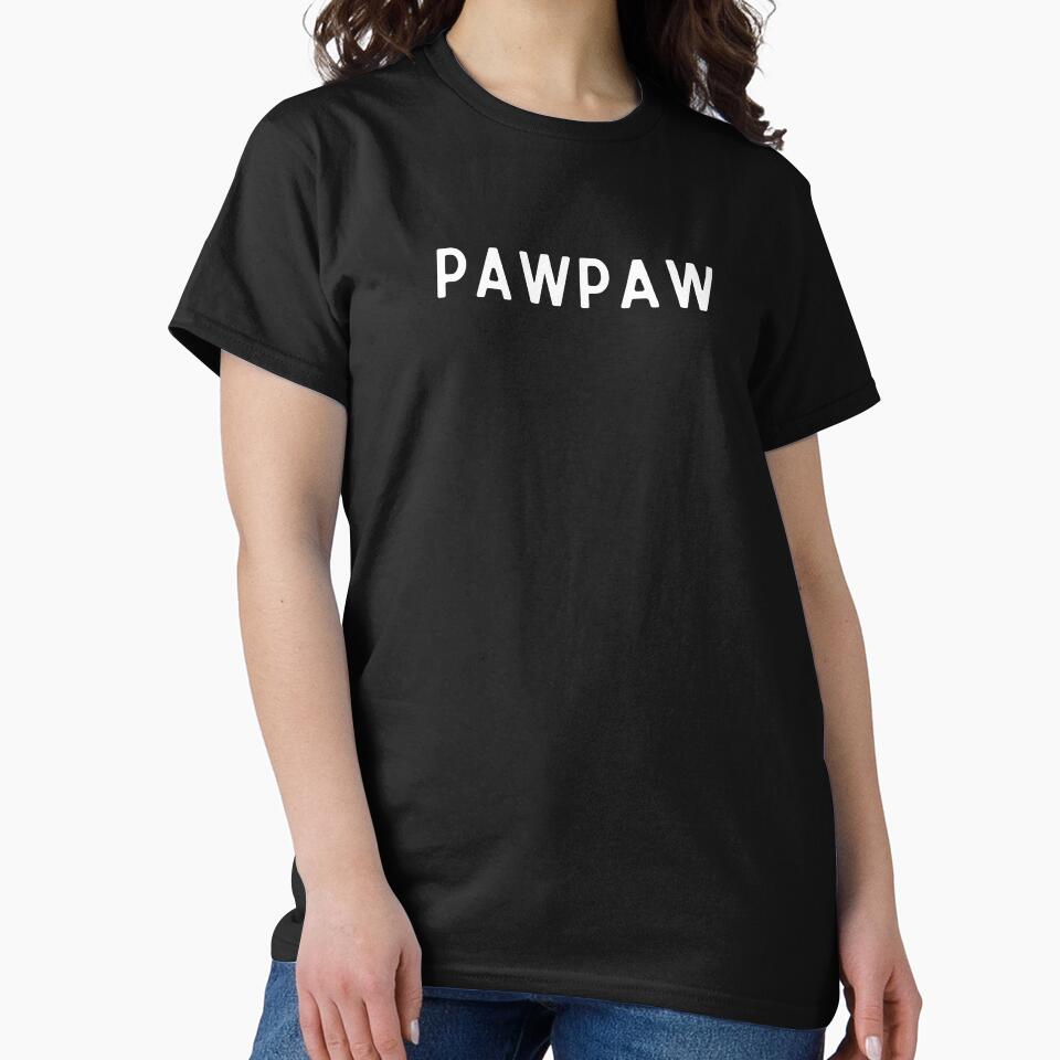 Pawpaw Shirt, Funny Grandpa Shirt by Sleepy Cat Design