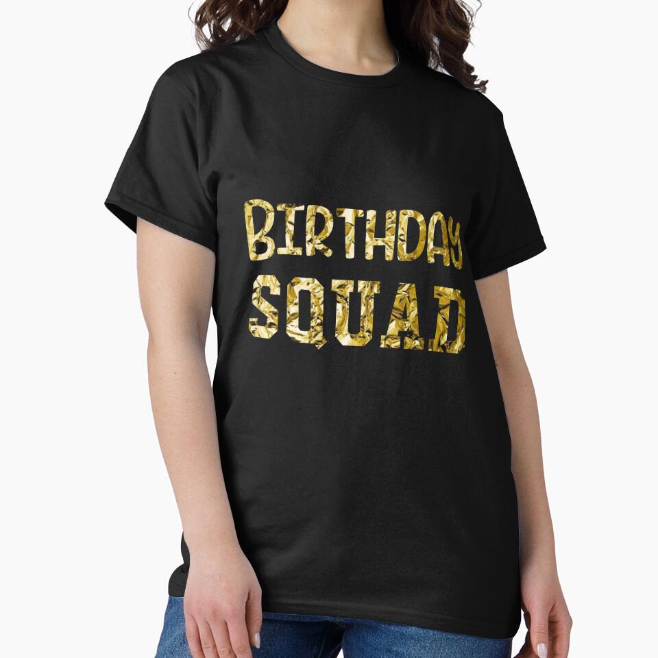 Birthday Squad Gold | Birthday Squad Outfits & Items by Cisic