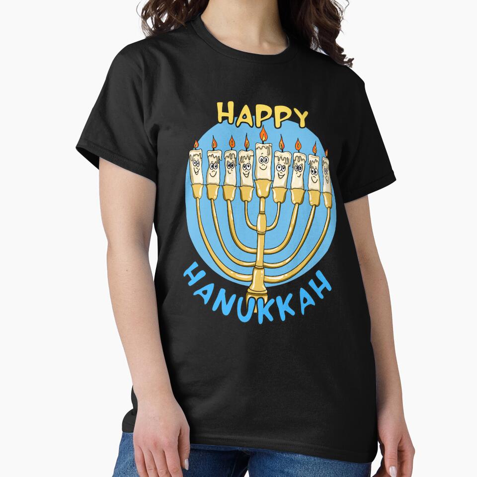Happy Hanukkah by Marti t-shirts