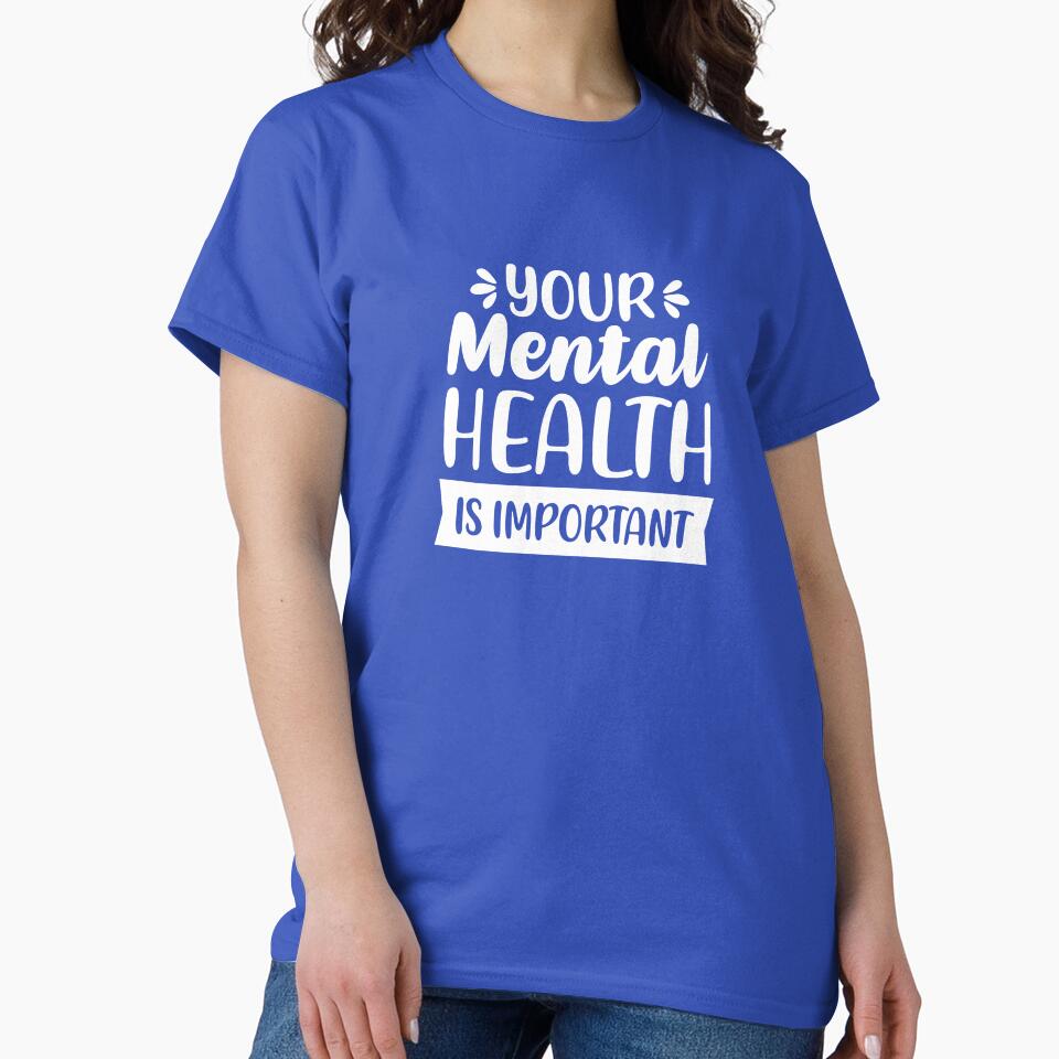 Your Mental Health Is Important (White/Blue BG) by FilipeFerreira
