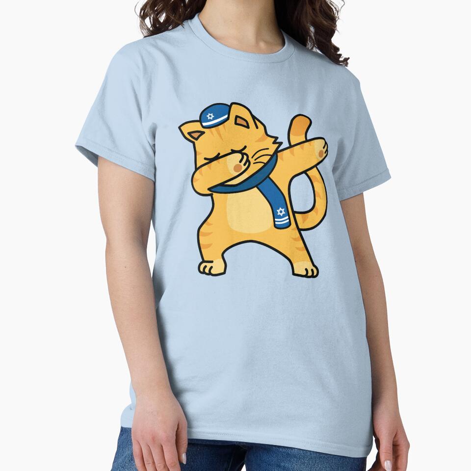 Hanukcats Happy Hanukkah Cat Shirt For Cat Lovers by WickedDesigner