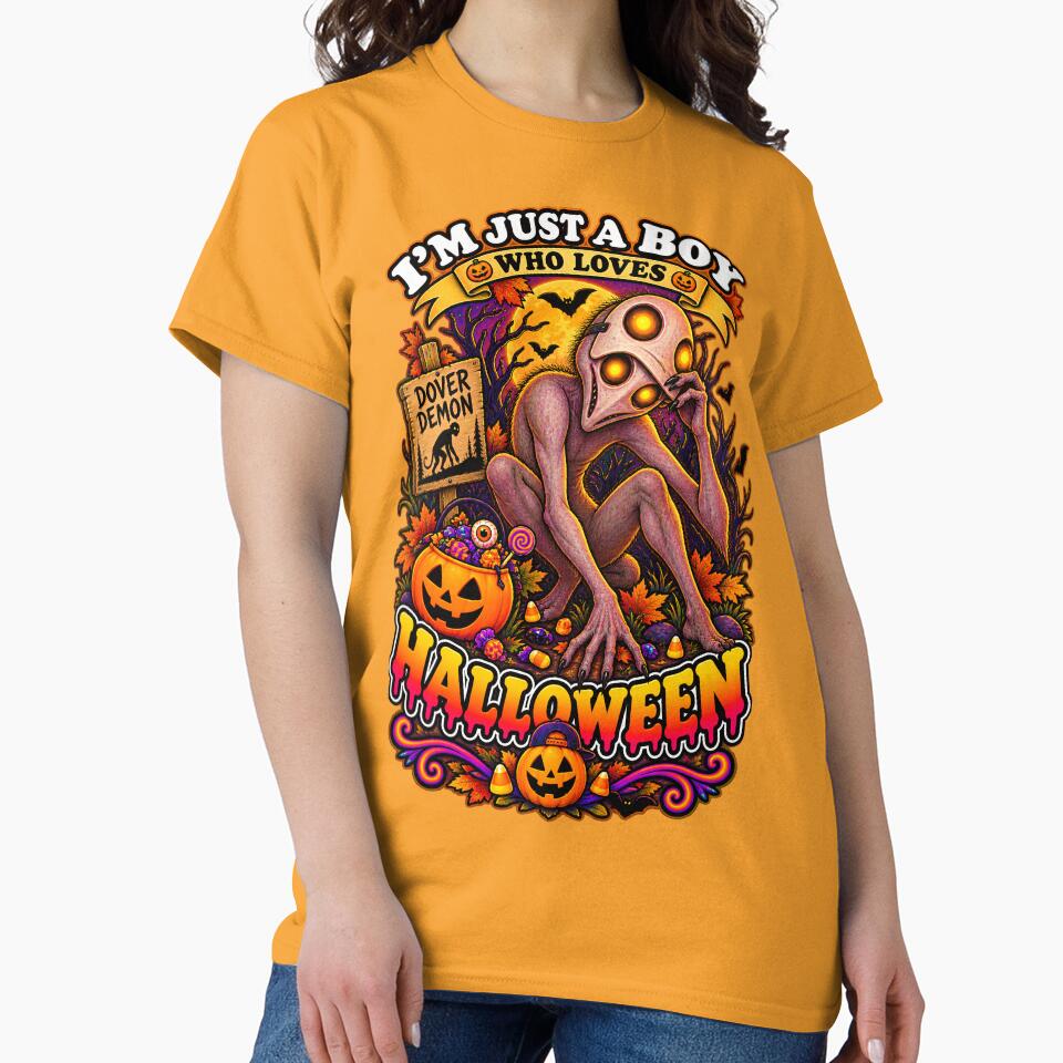 ⭐ CRYPT OR TREAT COLLECTION - CRYPTID - DOVER DEMON IN COSTUME - BOY - Dover, Massachusetts  USA by WheelieGdArt