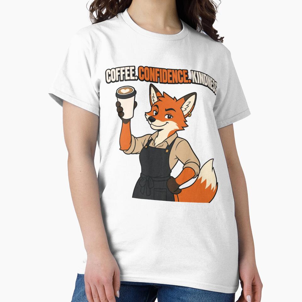 Paws for Coffee | Furry Barista Anthro Fox Coffee Humor by Furrenzy