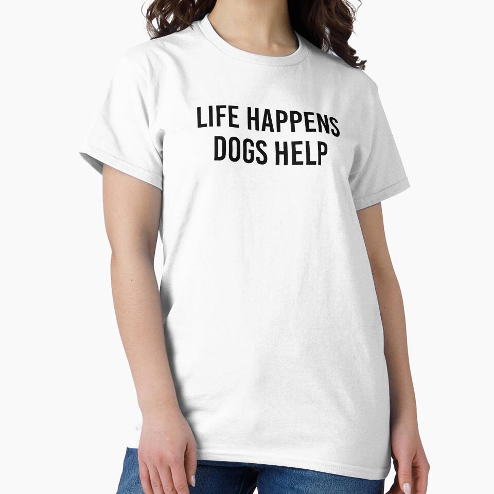 Therapy Dog Gift Therapy Dog Sticker Life Happens Dogs Help by kmcollectible