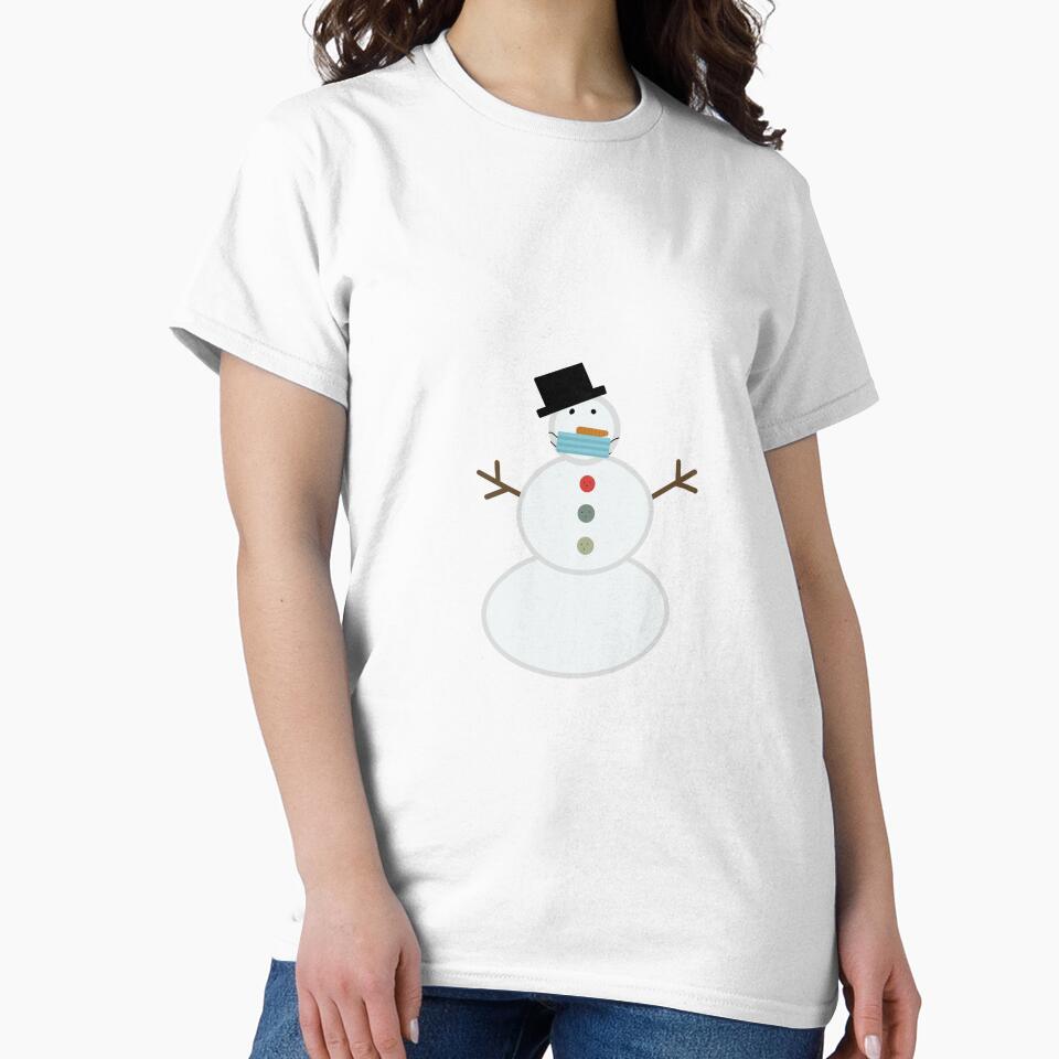Snowman with mask by emtursch12