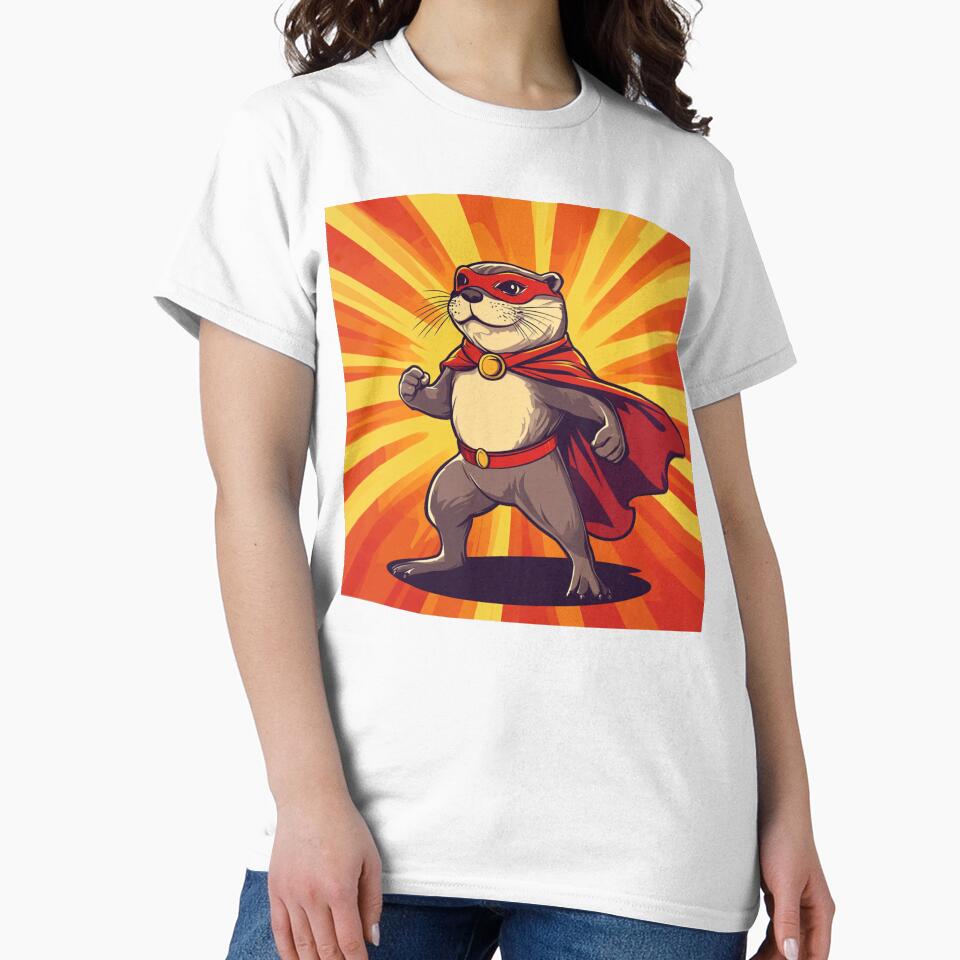 Otter Superhero by NicolasGlowArt