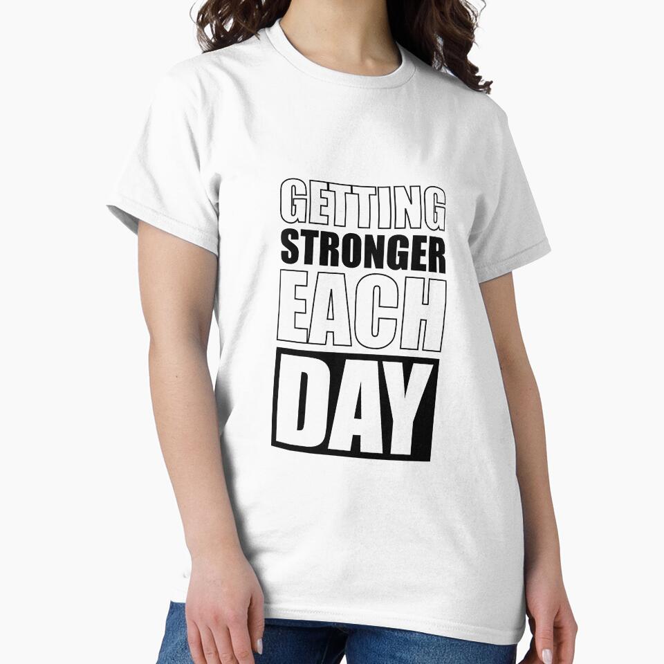 Getting Stronger Each Day. – Gym Motivational Quotes by Labno4