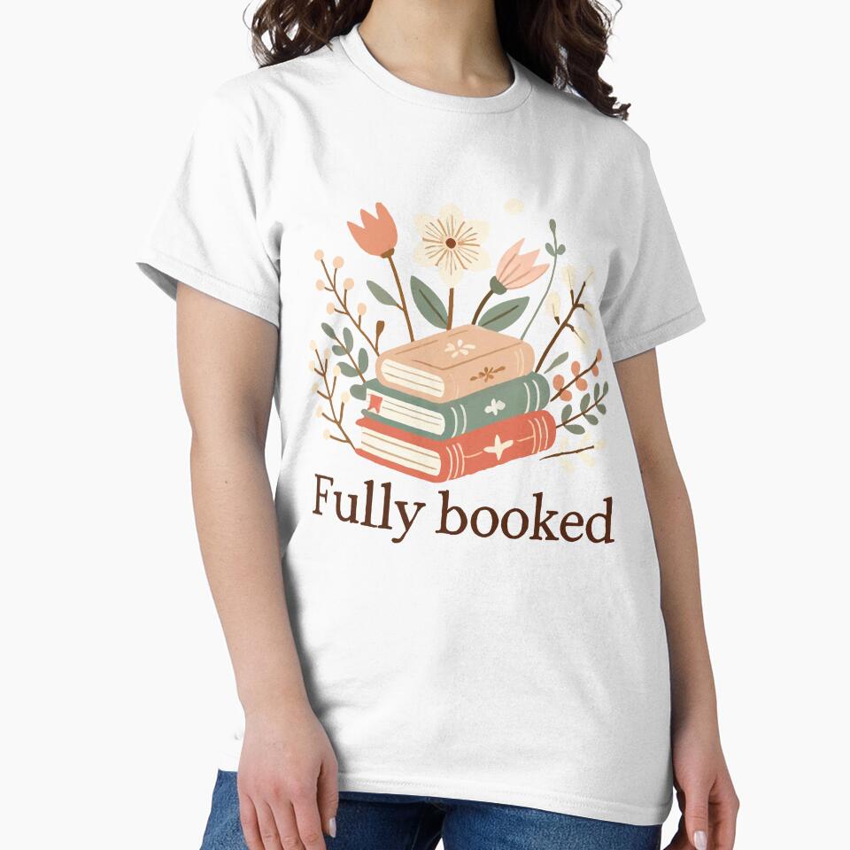 Book Lovers Funny Book Saying In Floral Design by LuminOrb