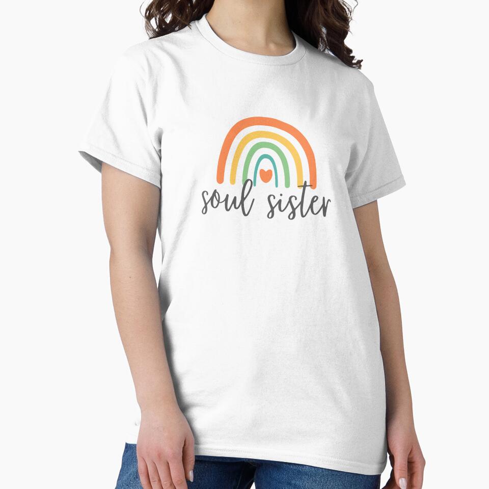Soul Sister - Colorful Rainbow - Heart by patternjp
