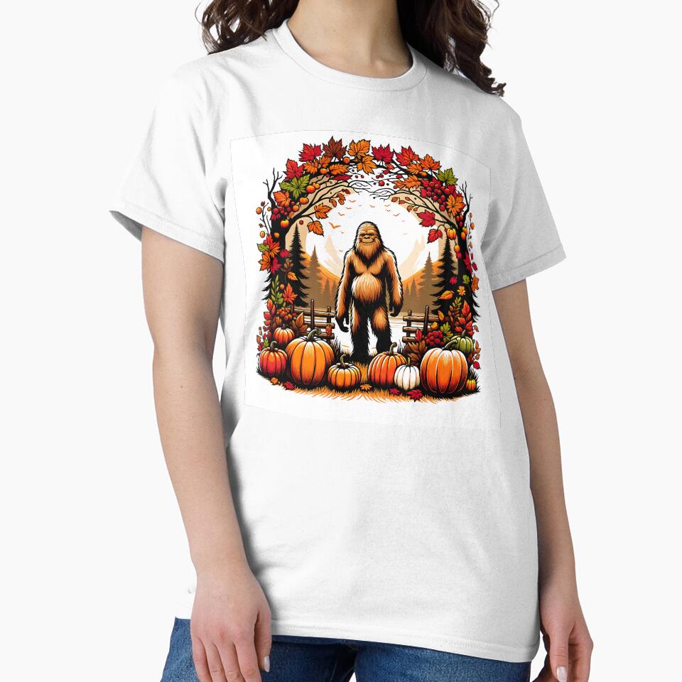 Sasquatch in The Pumpkin Patch by Matt's Artificial Nature