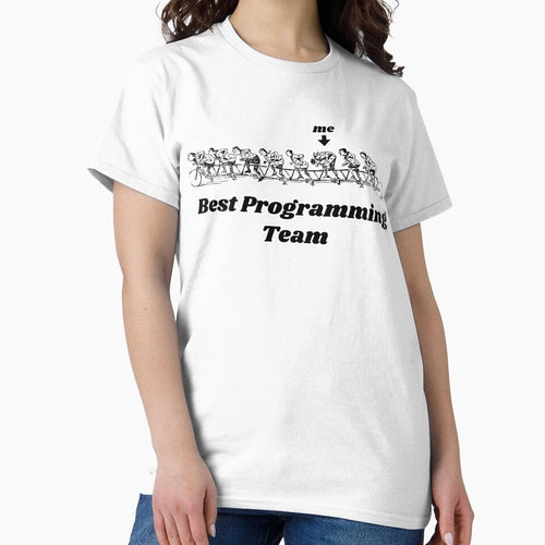 'Best Programming Team'  Tandem Bicycle Design - Retro Illustration Design for T-shirts, mugs, phone cases and other accessories by Ridiculam Toga