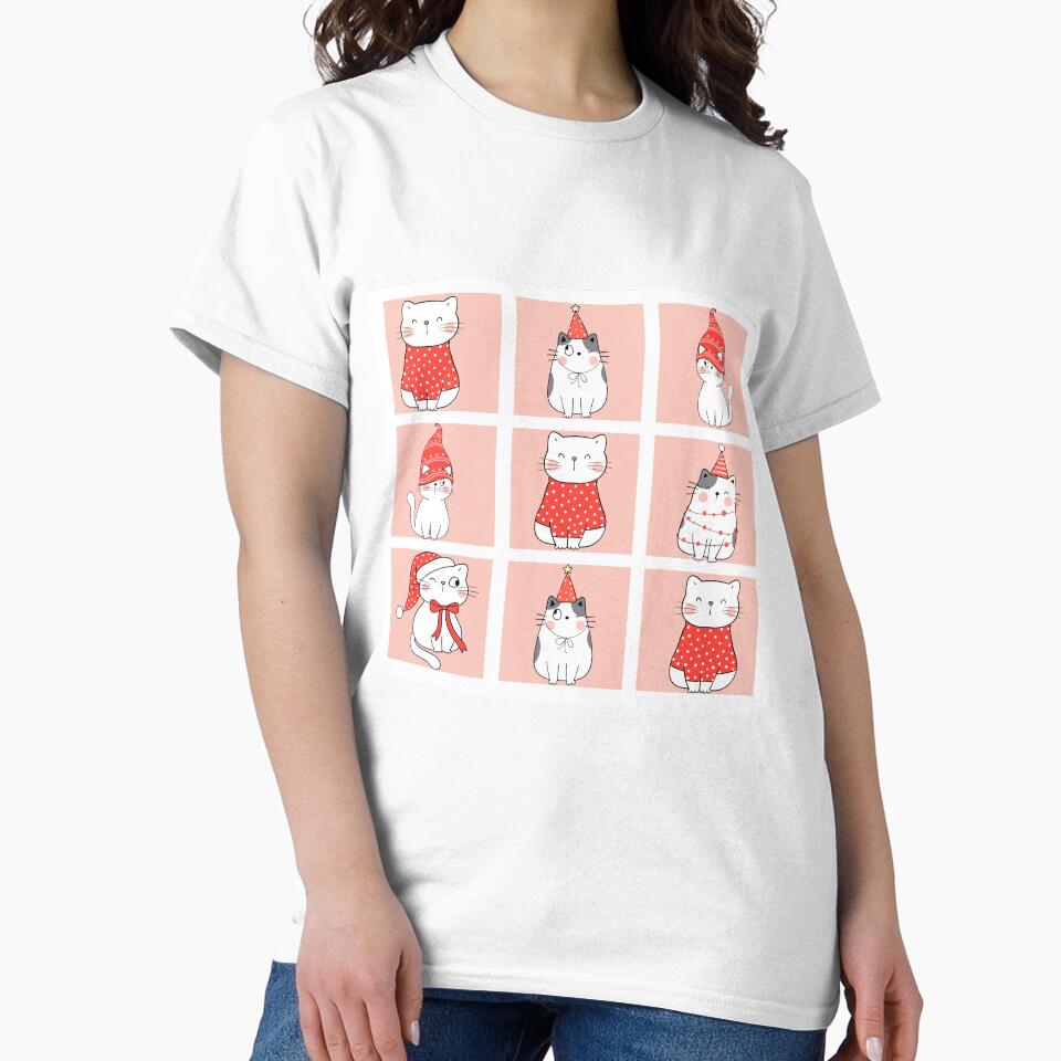Cute Cat Christmas Design by Hawa Shama