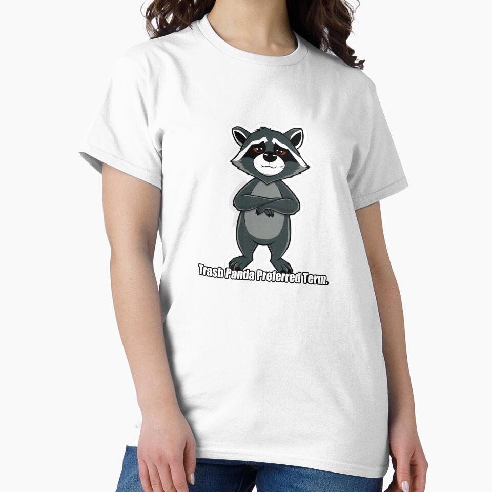 Raccoon - Trash Panda Preferred Term - Funny Raccoon Gift by pawdrops