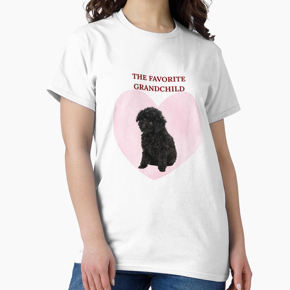 The Favorite Grandchild Funny Poodle Grandma Gift by chaos-and-curls