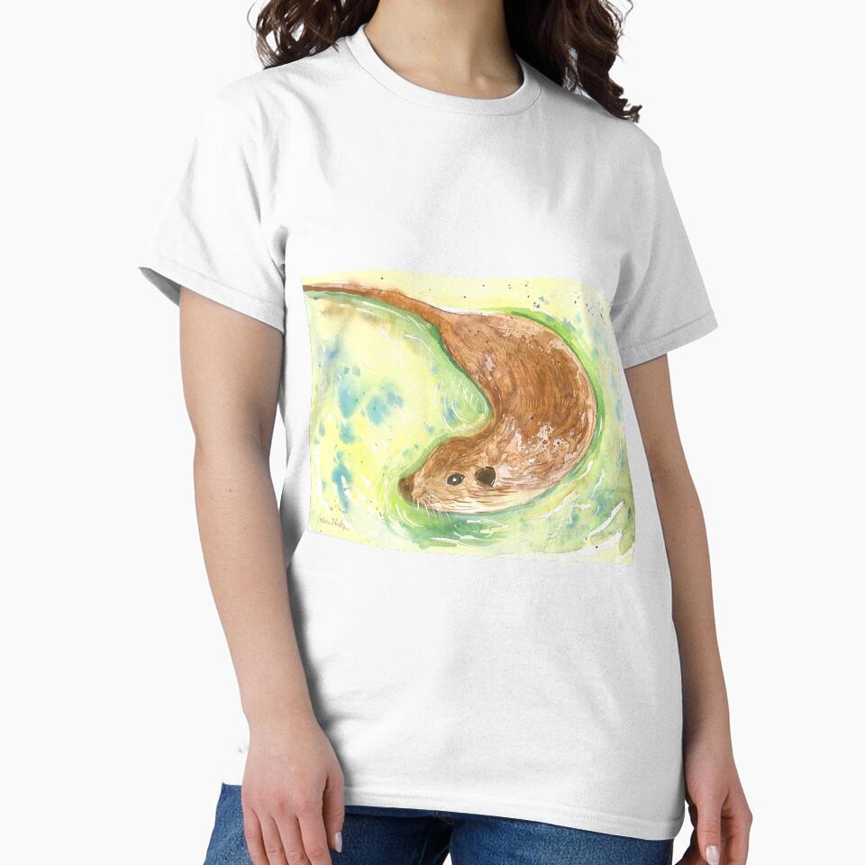 Swimming Otter by Casimirasart