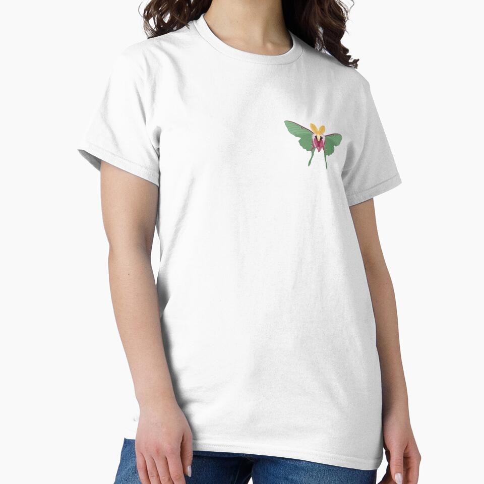 Fluffy Cute Luna Moth (Actias luna) by EnchantedMoths