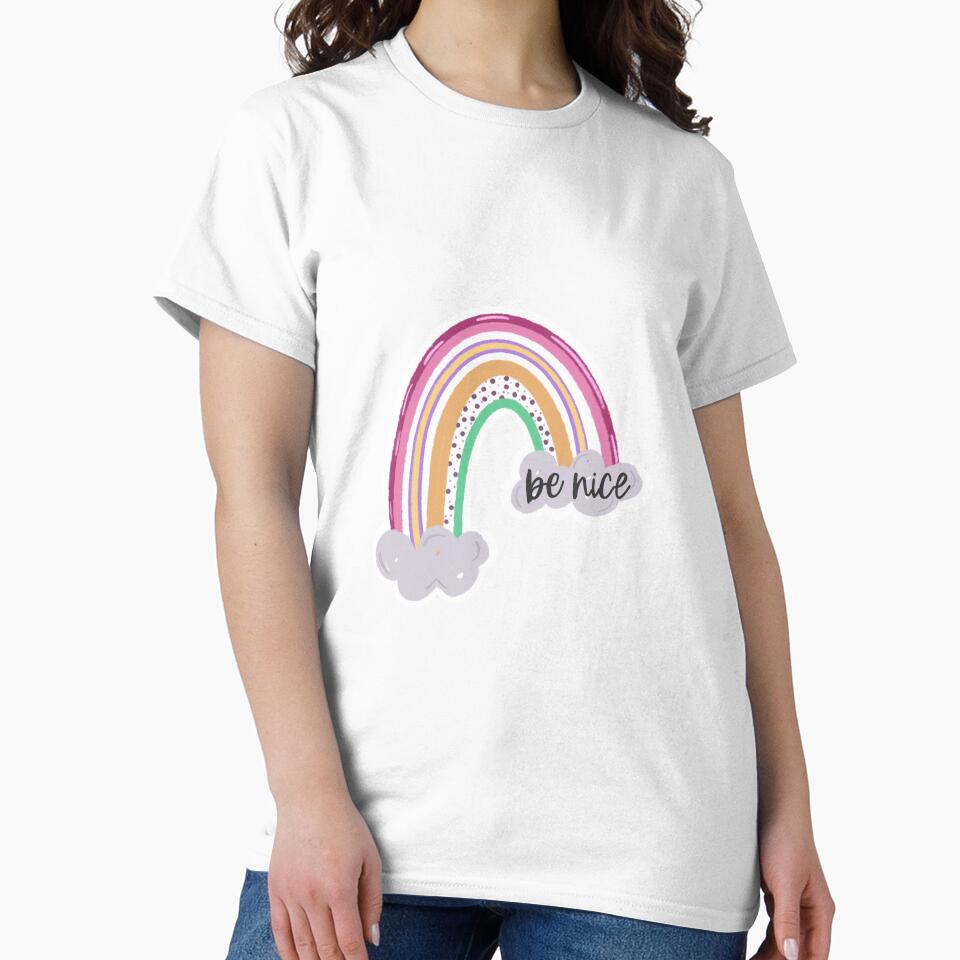Be nice rainbow by kymbohcreates