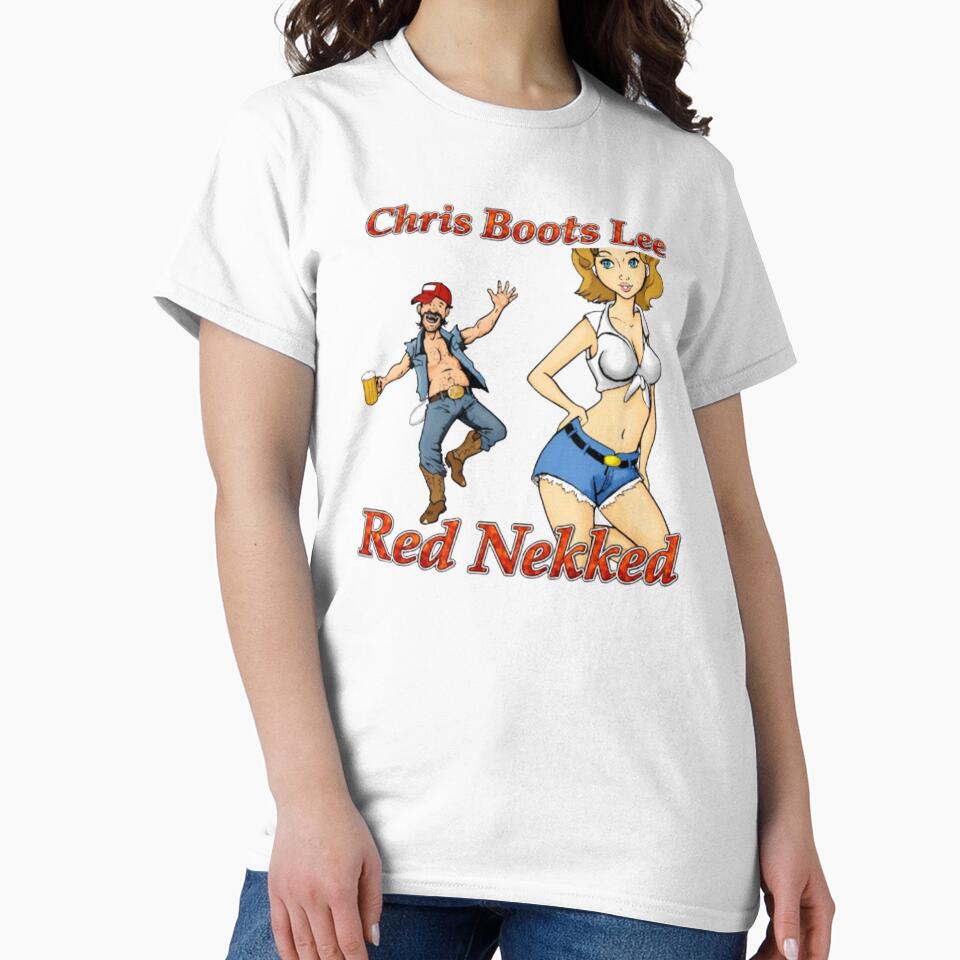 Chris Boots lee - Red Nekked by Lone Wolf Designs