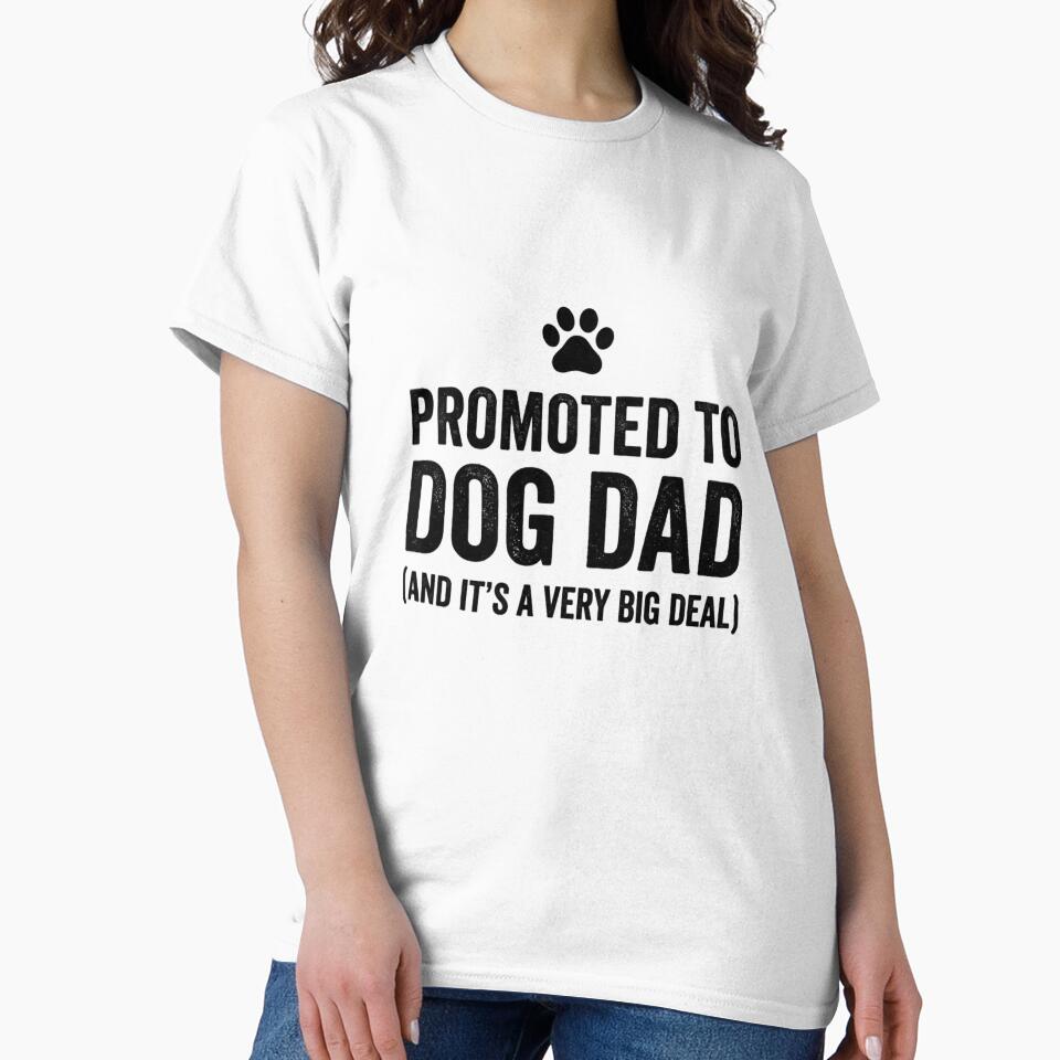 Promoted to Dog Dad Gift by Patina & Pixel
