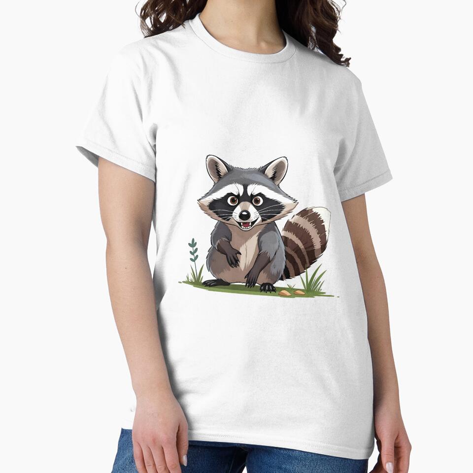 A BAD COMIC RACCOON by infinitearte