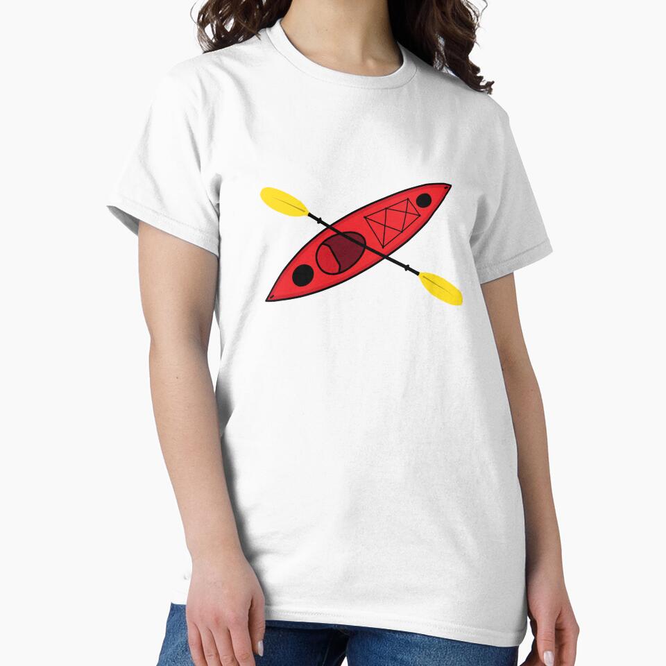 Kayak and Paddle 01 - Red by BlueSkyTheory