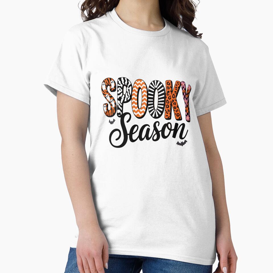 Spooky Season - Retro Halloween Ghost Design by BackTWO