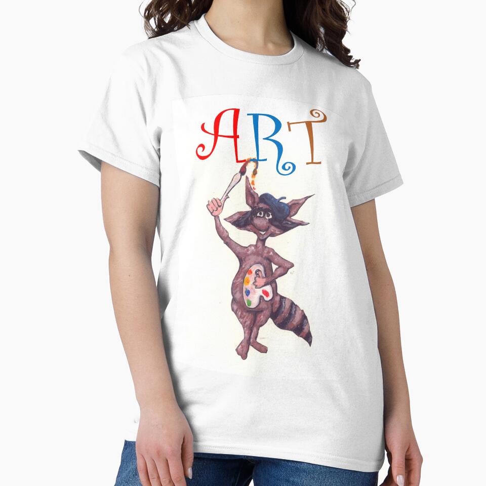 Artistic Raccoon by sneakycows