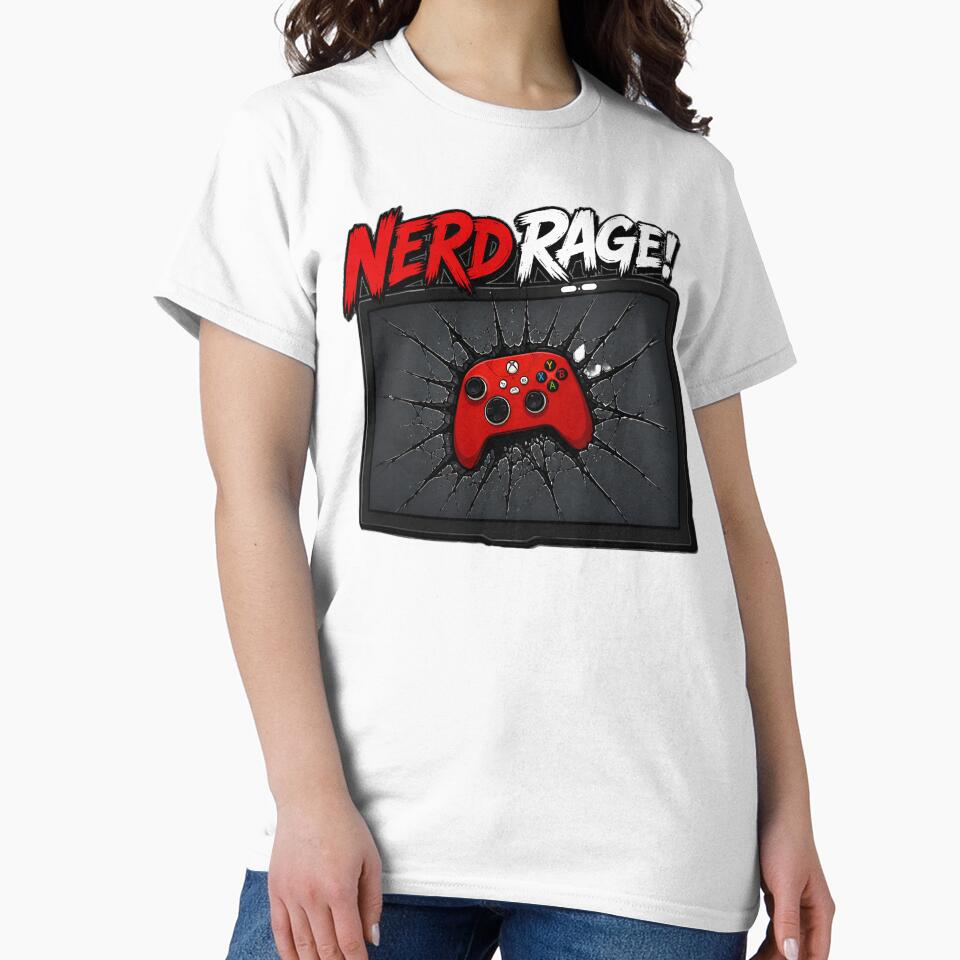 NERD RAGE for the gamer who cant control the anger during a difficult stage of the game. by EXPLOSIVE DESIGNS