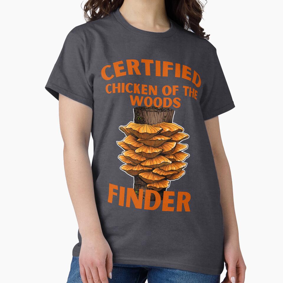 Certified Chicken Of The Woods Finder Funny Mushroom Hunter by KateLeap
