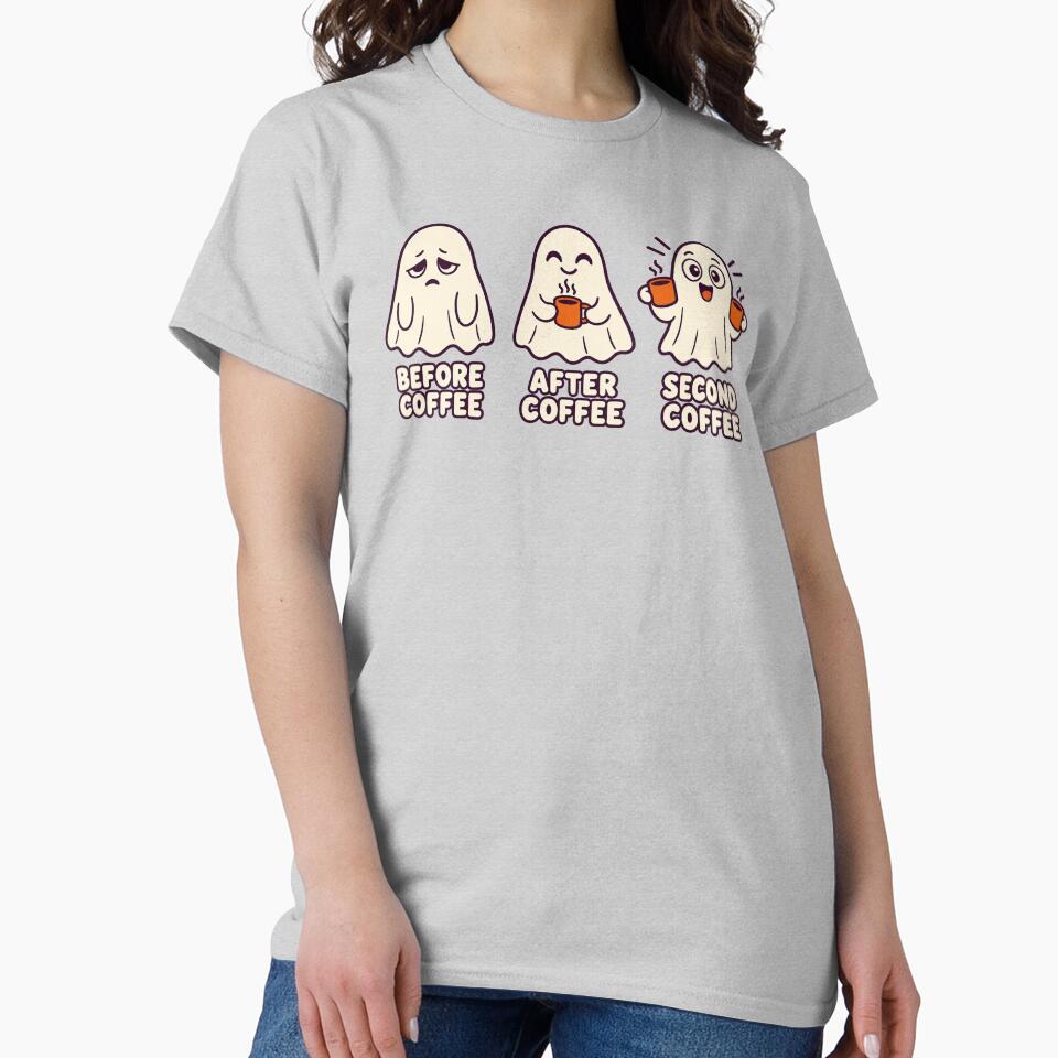 Ghost Coffee Stages Before After Second Coffee by Foxglow Studio
