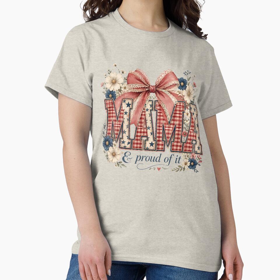 Coquette Patriotic Mama 4th of July America 250 by VectorJoy