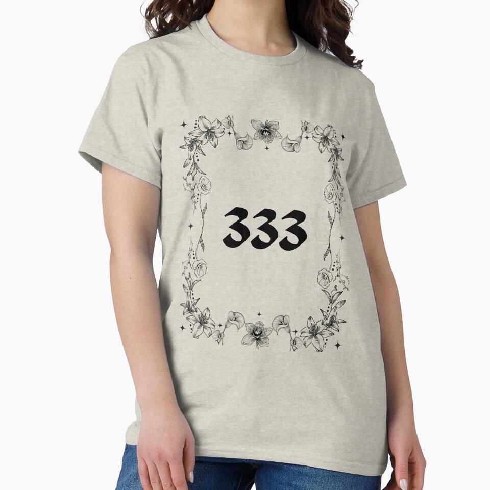Angel Numbers 333 Floral by MystiqueButique