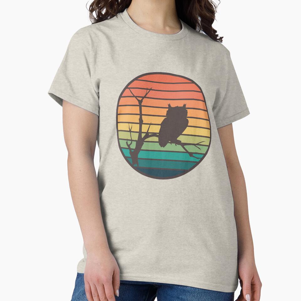 Retro Rainbow Owl by toadsforall