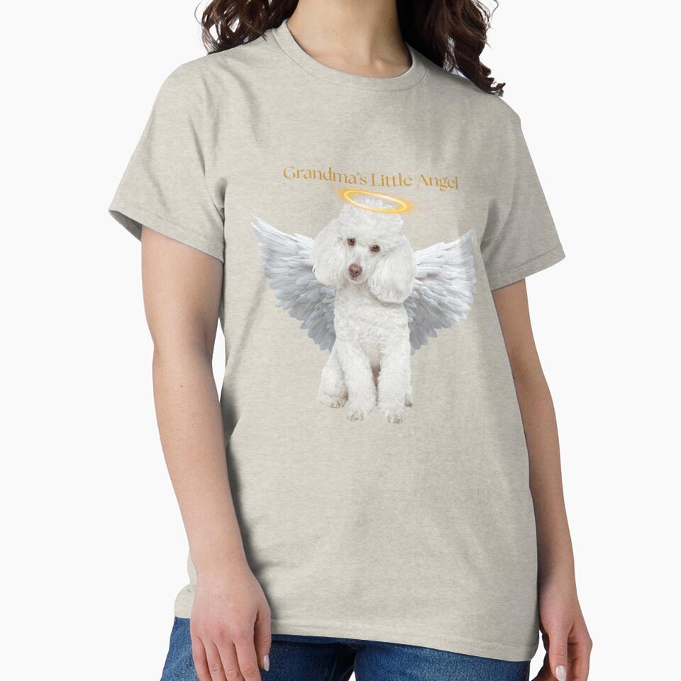 Grandmas Little Angel Cute Poodle Gift Grandma Dog by chaos-and-curls