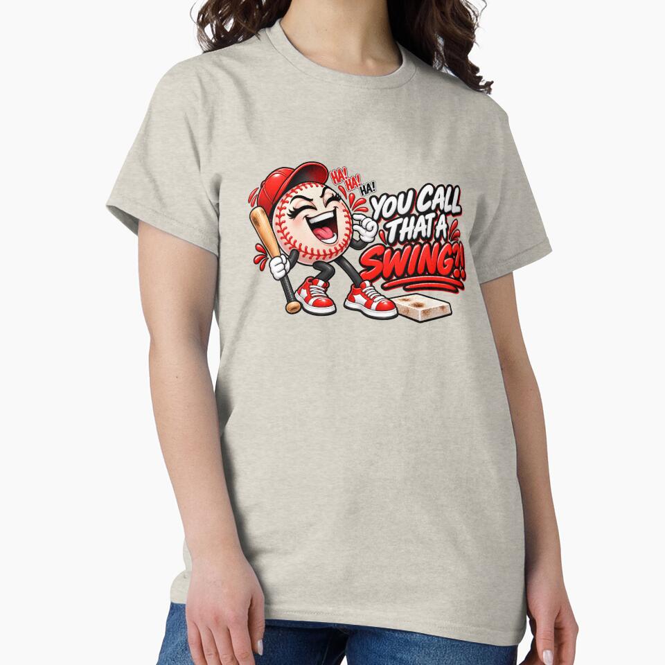 You Call That a Swing?! – Funny Baseball by HO•Designs