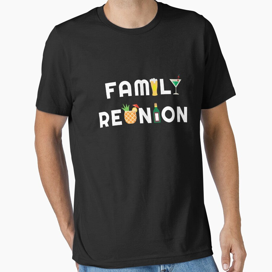 Funny Family Reunion Alcohol Drinking Beer Wine by Essetino